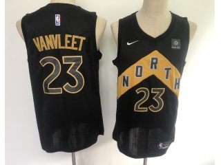 Toronto Raptors #23 Fred Vanvleet City Jersey Black