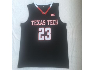 Texas Tech 23 Jarrett Culver College Football Jersey Black