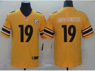 Pittsburgh Steelers #19 JuJu Smith-Schuster Inverted Legende Limited Jersey Yellow