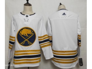 Adidas Buffalo Sabres Blank 50th Anniversary Third Jersey White