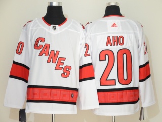 Adidas Carolina Hurricanes 20 Sebastian Aho 2019 Canes Hockey Jersey White