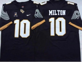 UCF Knights #10 McKenzie Milton Limited Football Jersey Black