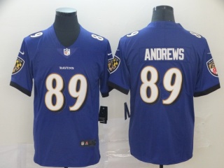 Baltimore Ravens 89 Mark Andrews Vapor Limited Jersey Purple