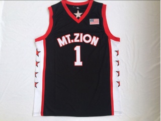 Mount Zion 1 Tracy McGrady Basketball High School Jersey Black