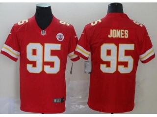 Kansas City Chiefs #95 Chris Jones Vapor Untouchable Limited Football Jersey Red 