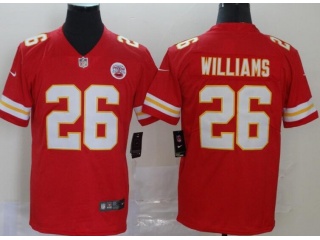 Kansas City Chiefs #26 Damien Williams Vapor Untouchable Limited Football Jersey Red 