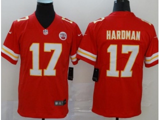 Kansas City Chiefs #17 Mecole Hardman Vapor Untouchable Limited Football Jersey Red 