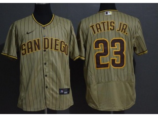 Nike San Diego Padres #23 Fernando Tatis Jr.Jersey Grey