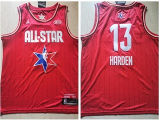 2020 All Star Houston Rockets #13 James Harden Jersey Red 