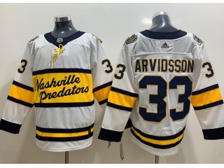 Adidas Nashville Predators #33 Viktor Arvidsson Winter Classic Jersey White