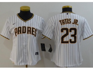 Woman Nike San Diego Padres #23 Fernando Tatis Jersey White 