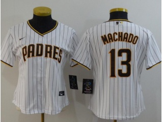 Woman Nike San Diego Padres #13 Manny Machado Jersey White