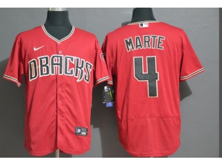 Nike Arizona Diamondbacks #4 Ketel Marte Flexbase Jersey Red