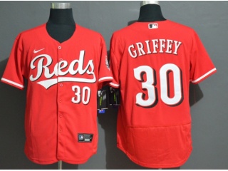 Nike Cincinnati Reds #30 Ken Griffey Jr Flexbase Jersey Red 