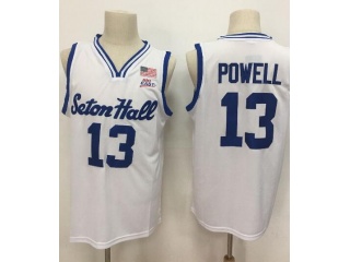 Seton Hall Pirates #13 Myles Powell Jersey White