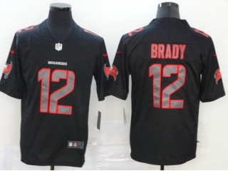 Tampa Bay Buccaneers #12 Tom Brady Impact Vapor Untouchable Limited Football Jersey Black