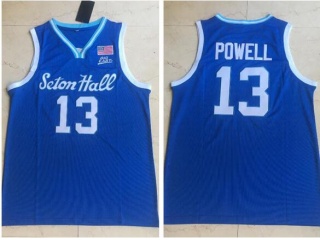 Seton Hall Pirates #13 Myles Powell Jersey Blue