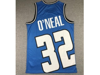 Orlando Magic #32 Shaquille O'Neal Mitchell&Ness Big Face Jersey Blue