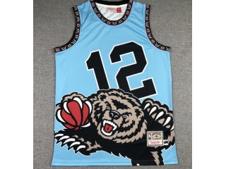 Memphis Grizzlies #12 Ja Morant Mitchell&Ness Big Face Short Green 