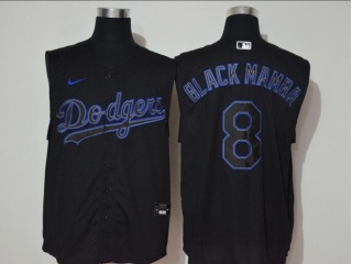 Nike Los Angeles Dodgers #8 BLACK MAMBA Vest Jersey Black