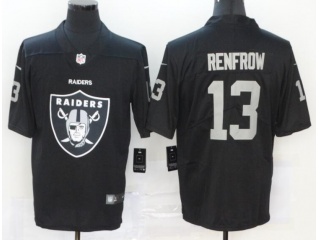 Oakland Raiders #13 Hunter Renfrow Limited Jersey Black Logo