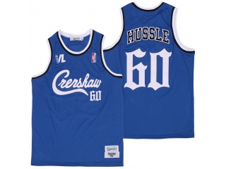 Los Angeles Lakers #60 Nipey Hussle Creashaw Victory Lap Jersey Blue