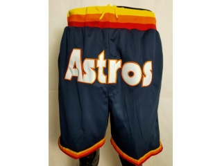 Houston Astros Throwback Shorts Blue