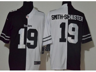 Pittsburgh Steelers #19 JuJu Smith-Schuster Limited Jersey Black And White