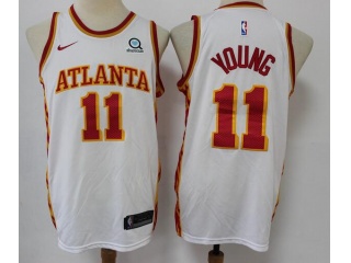 Nike Atlanta Hawks #11 Trae Young 2020 Jersey White