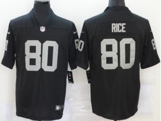 Oakland Raiders #80 Jerry Rice Vapor Untouchable Limited Jersey Black 