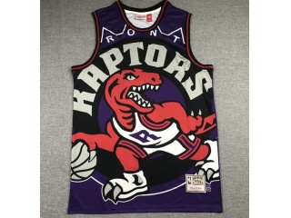 Toronto Raptors #1 Tracy McGrady Mitchell&Ness Big Face Jersey Purple