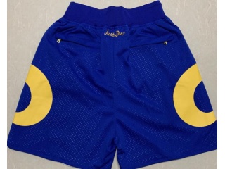 Los Angeles Rams Just Don Shorts Blue