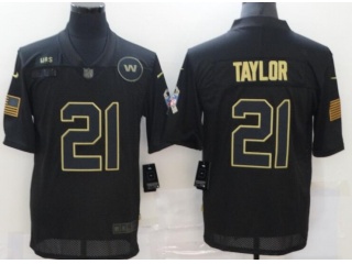 Washington Redskins #21 Sean Taylor Salute to Service Limited Jersey Black 