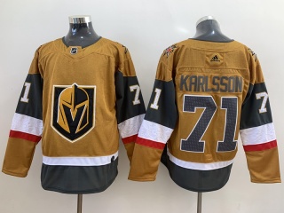 Adidas Vegas Golden Knights #71 William Krrlsson Hockey Jersey Gold