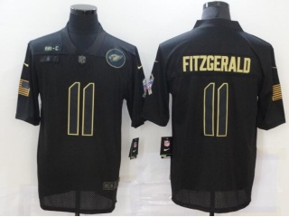 Arizona Cardinals #11 Larry Fitzgerald Salute to Service Limited Jersey Black