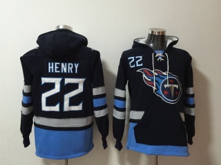 Tennessee Titans #22 Derrick Henry Hoodie Navy Blue