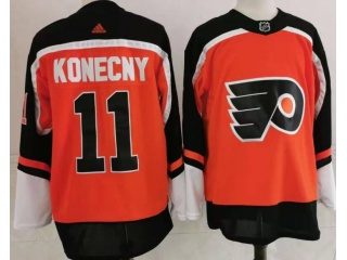 Adidas Philadelphia Flyers #11 Travis Konecny 2020 Jersey Orange