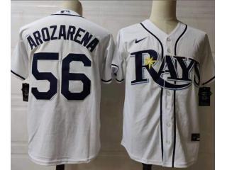 Nike Tampa Bay Rays #56 Randy Arozarena Cool Base Jersey White