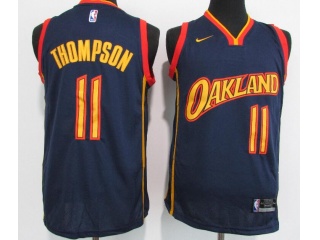 Nike Golden State Warriors #11 Klay Thompson 2020-21 City Jersey Blue 