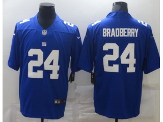 New York Giants #24 James Bradberry Vapor Limited Jersey Blue 