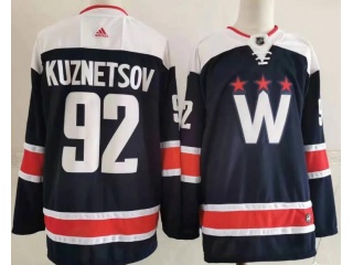 Adidas Washington Capitals #92 Evgeny Kuznetsov Retro Jersey Blue