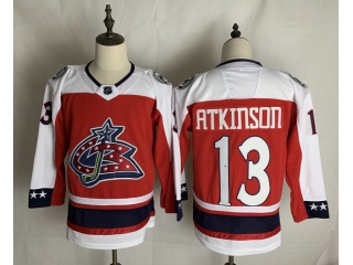 Adidas Columbus Blue Jacket #13 Cam Atkinson Hockey Jersey Retro Red