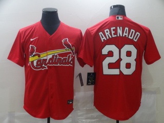 Nike St. Louis Cardinals #28 Nolan Arenado Cool Base Jersey Red