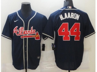 Nike Atlanta Braves #44 Hank Aaron Cool Base Jersey Blue