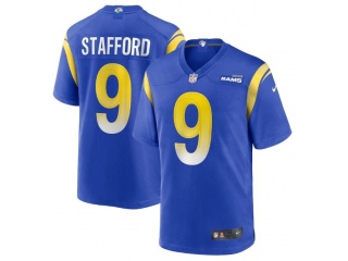 Los Angeles Rams #9 Matthew Stafford Limited Jersey Blue 