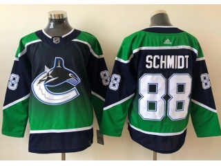 Adidas Vancouver Canucks #88 Nate Schmidt Retro Jersey Blue