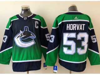 Adidas Vancouver Canucks #53 Bo Horvat Retro Jersey Blue