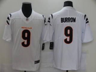 Cincinnati Bengals #9 Joe Burrow 2021 Vapor Limited Jersey White