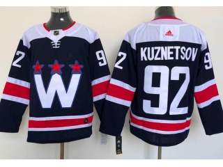 Adidas Washington Capitals #92 Evgeny Kuznetsov Retro Jersey Blue