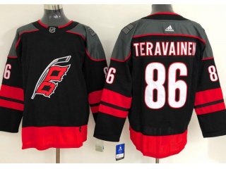 Adidas Carolina Hurricanes #86 Teuvo Teravainen Retro HockeyJersey Black